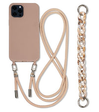 "Marmorette" - iPhone Crossbody Schutzhülle