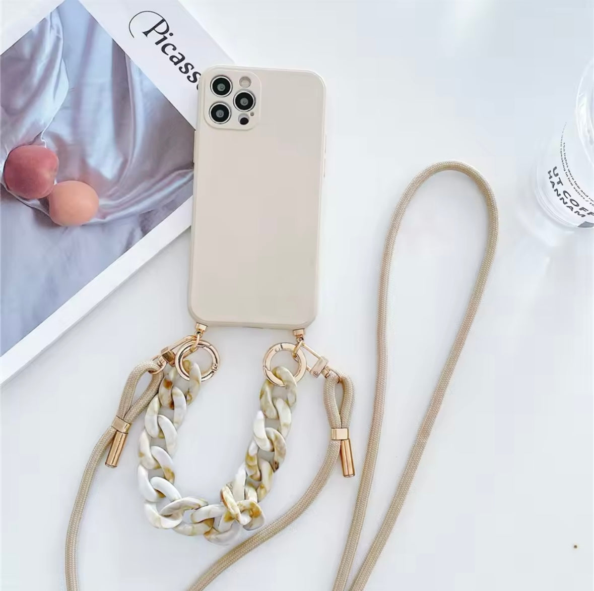 "Marmor" - iPhone Crossbody Schutzhülle