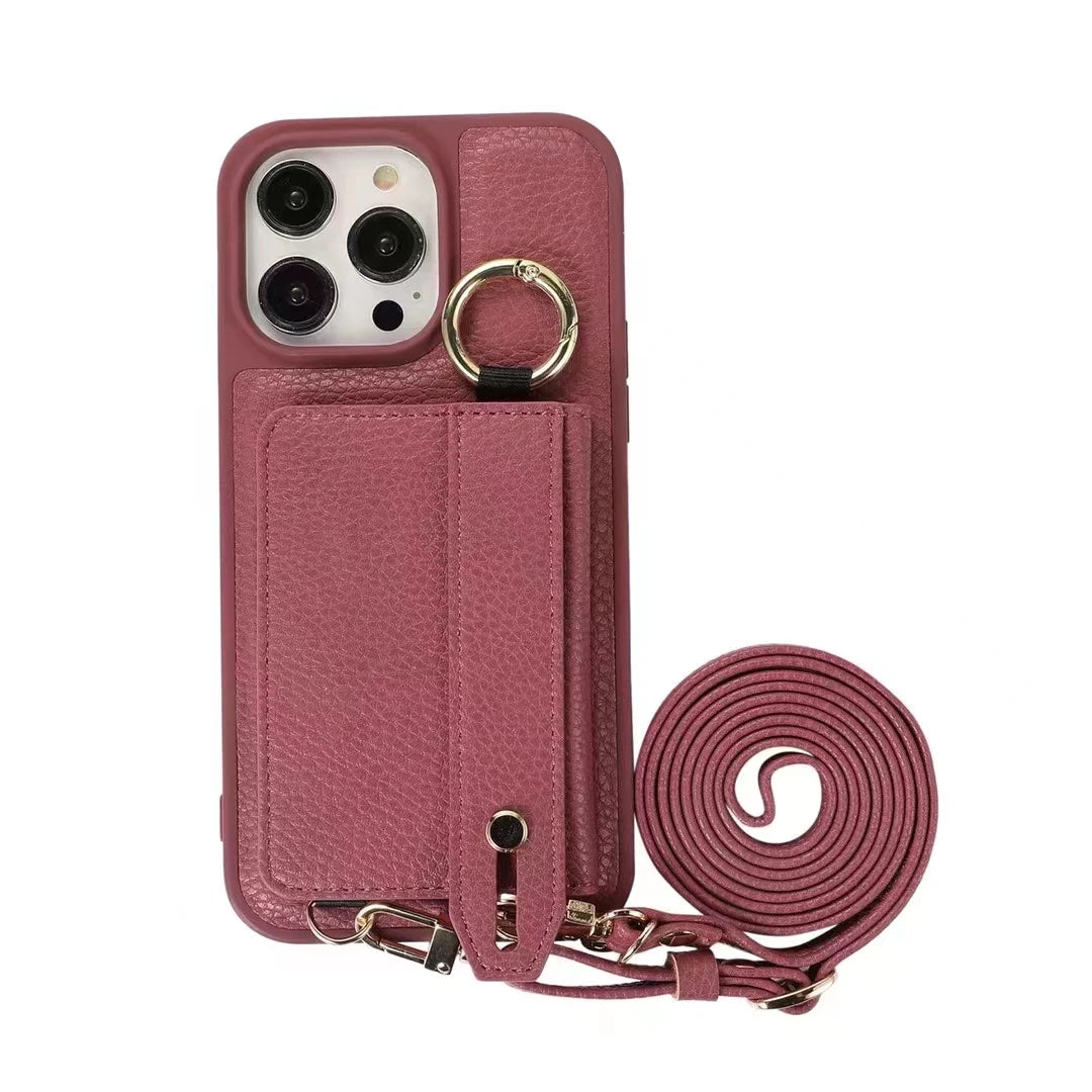 Cover iPhone Crossbody Schutzhulle Apfelding